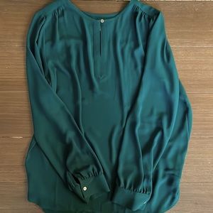 Dark green blouse